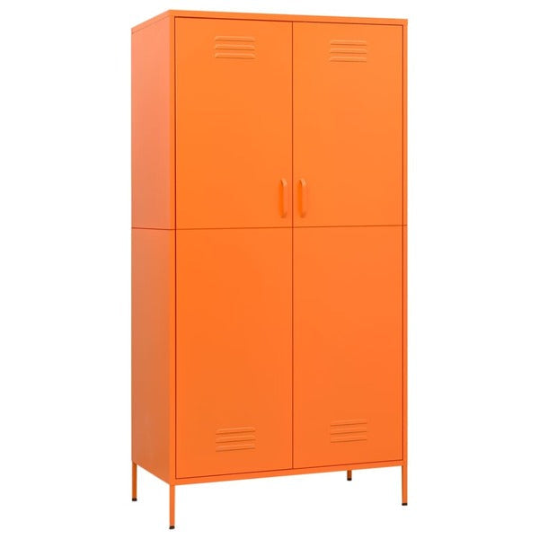 Cupboards & Wardrobes Wardrobe With 4 Shelves Steel