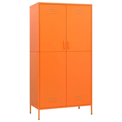 Cupboards & Wardrobes Wardrobe With 4 Shelves Steel