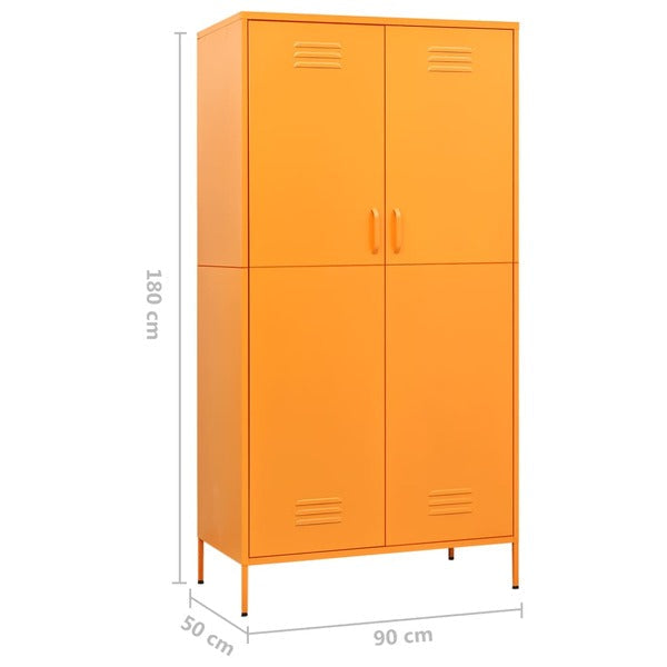 Cupboards & Wardrobes Wardrobe With 4 Shelves Steel