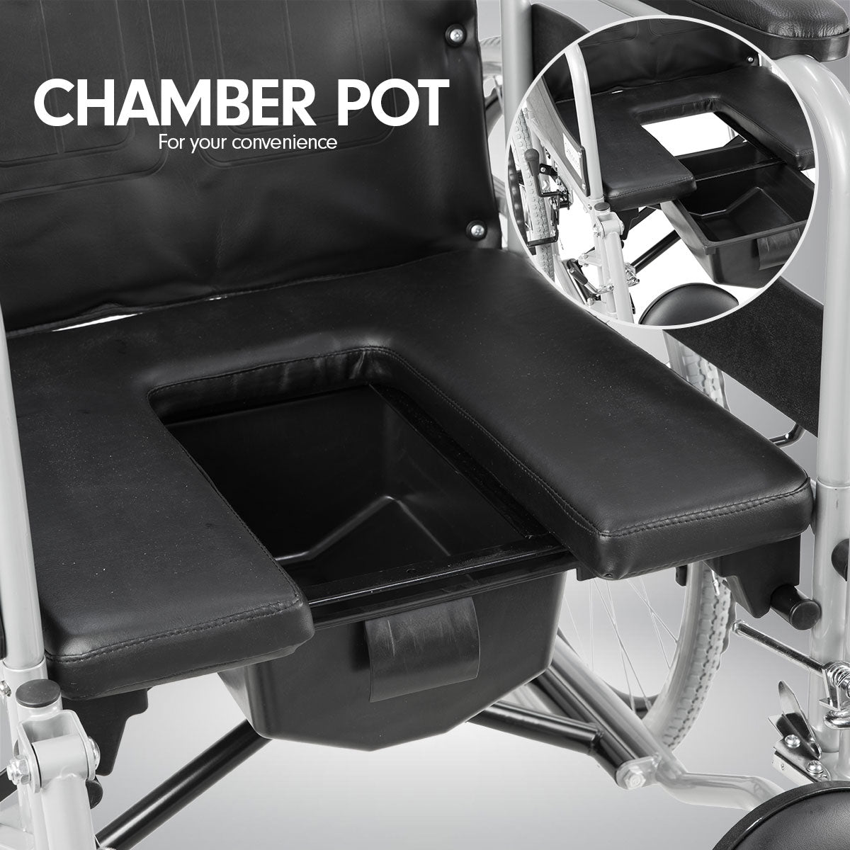 Orthonica Recliner Folding Wheelchair - Commander