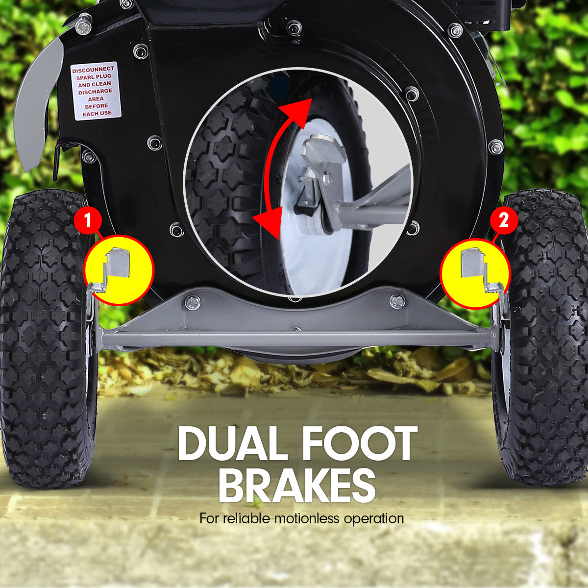 Ducar 8HP Wood Chipper Shredder Mulcher Petrol Silver Black