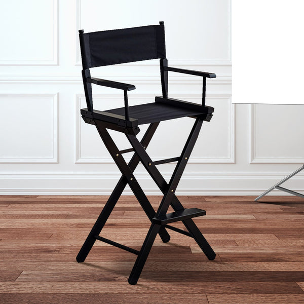  Black Director's Seat Tall Chair
