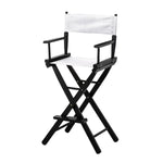 Black Director's Seat Tall Chair