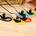 Bluetooth Earphones Ear Hook Yellow