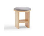 Wooden Dining Chair Stool-Oak