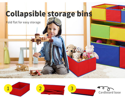 Multi-bin Kids Toy Box-Nature