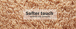 Designer Soft Shag Shaggy Floor Confetti Rug Carpet Home Decor 200x230cm White