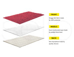 Designer Soft Shag Shaggy Floor Confetti Rug Carpet Home Decor 200x230cm White