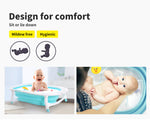 Baby Bath Tub Infant Toddlers Foldable Bathtub Folding Safety Bathing Shower GN