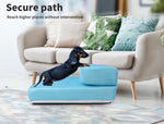 High density foam Foldable Pet Stairs-blue