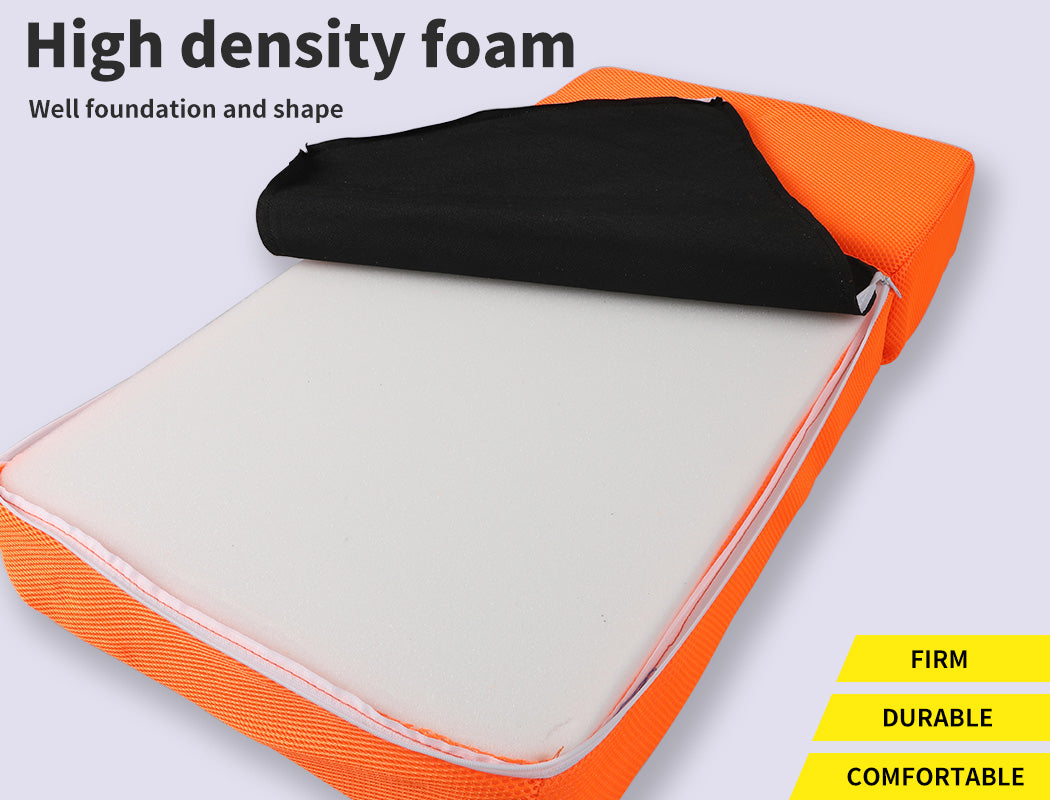 Portable Foldable Pet Stairs Orange
