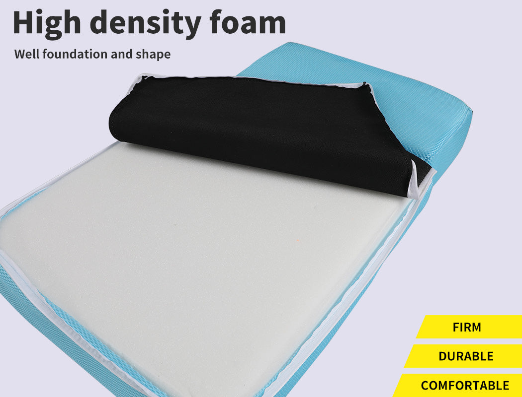 High density foam Foldable Pet Stairs-blue