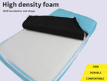 High density foam Foldable Pet Stairs-blue