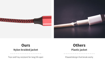 5x USB Fast Charging Cable iPhone Red