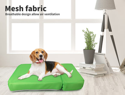 Portable Foldable Pet Stairs Green