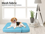 High density foam Foldable Pet Stairs-blue