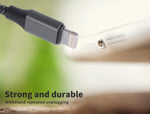 5x USB Fast Charging Cable iPhone Black