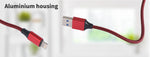 5x USB Fast Charging Cable iPhone Red