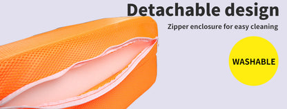 Portable Foldable Pet Stairs Orange