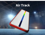 4x1M Inflatable Air Track Mat Tumbling Pump Floor Home Gymnastics Gym in Red