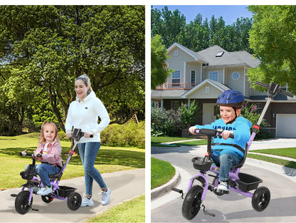 Ultra-lightweight Kids Balance Bicycle-purple