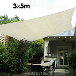 Waterproof Shade sail 3x5m Rectangle