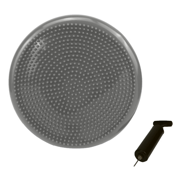  Powertrain Yoga Stability Disc Home Gym Pilates Balance Trainer - Grey