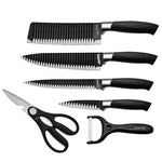6-piece Zepter knife set Black